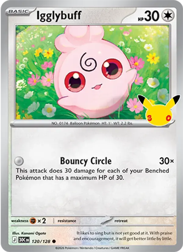 Igglybuff - 120/158 - 30th Celebration
