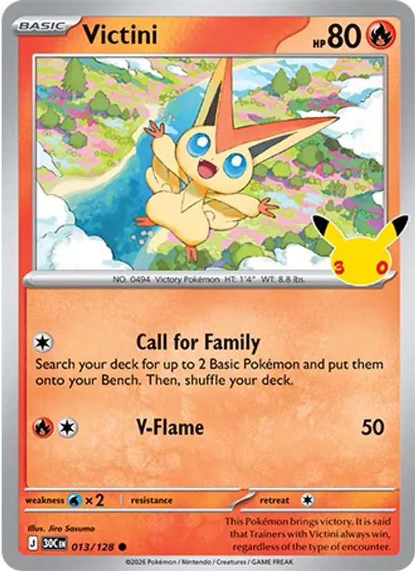 Victini - 013/158 - 30th Celebration