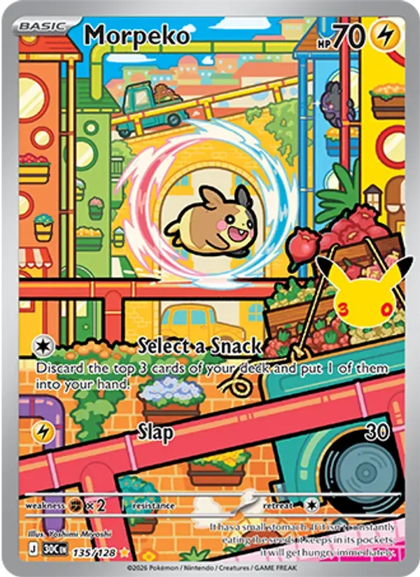 Morpeko - 135/158 - 30th Celebration