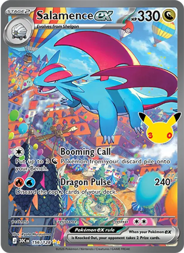 Salamence ex - 156/158 - 30th Celebration