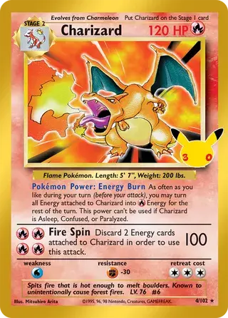 Charizard - 001/158 - 30th Celebration