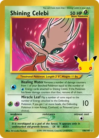 Shining Celebi - 024/158 - 30th Celebration