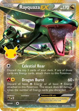 Rayquaza EX - 016/158 - 30th Celebration