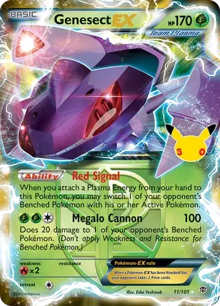 Genesect EX - 004/158 - 30th Celebration