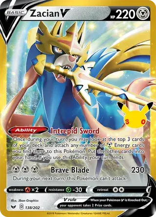 Zacian V - 028/158 - 30th Celebration