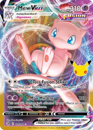 Mew VMAX - 026/158 - 30th Celebration