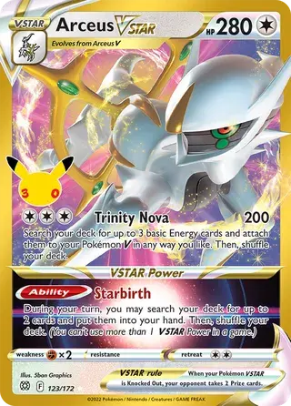 Arceus VSTAR - 027/158 - 30th Celebration