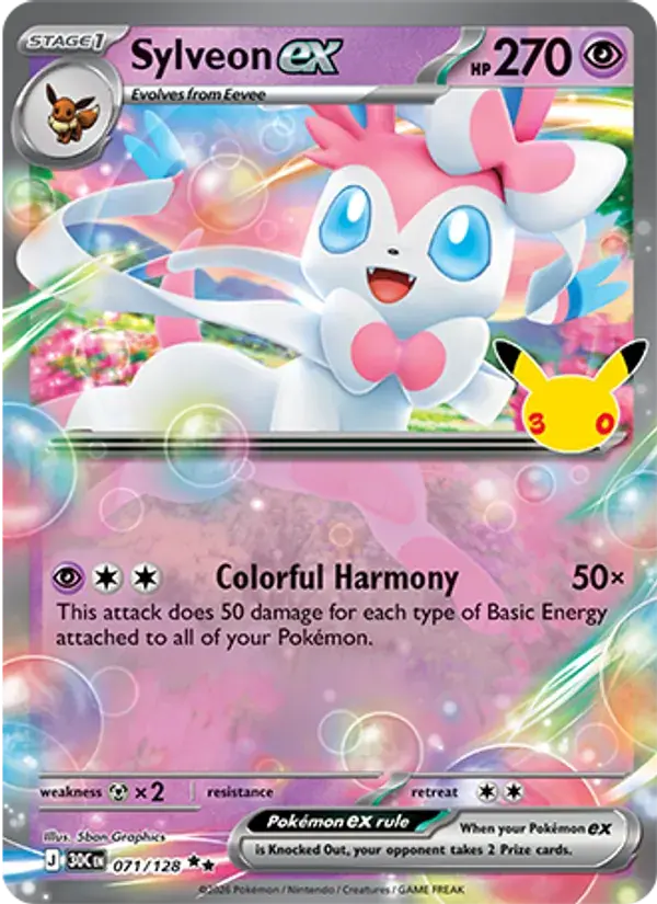 Sylveon ex - 071/158 - 30th Celebration