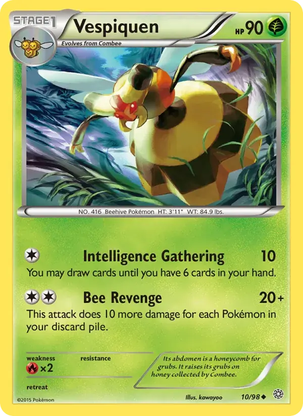 Vespiquen - 10/101 - Ancient Origins