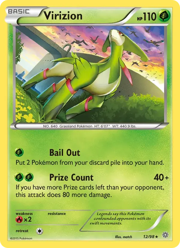 Virizion - 12/101 - Ancient Origins
