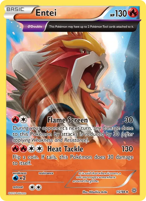 Entei - 15/101 - Ancient Origins