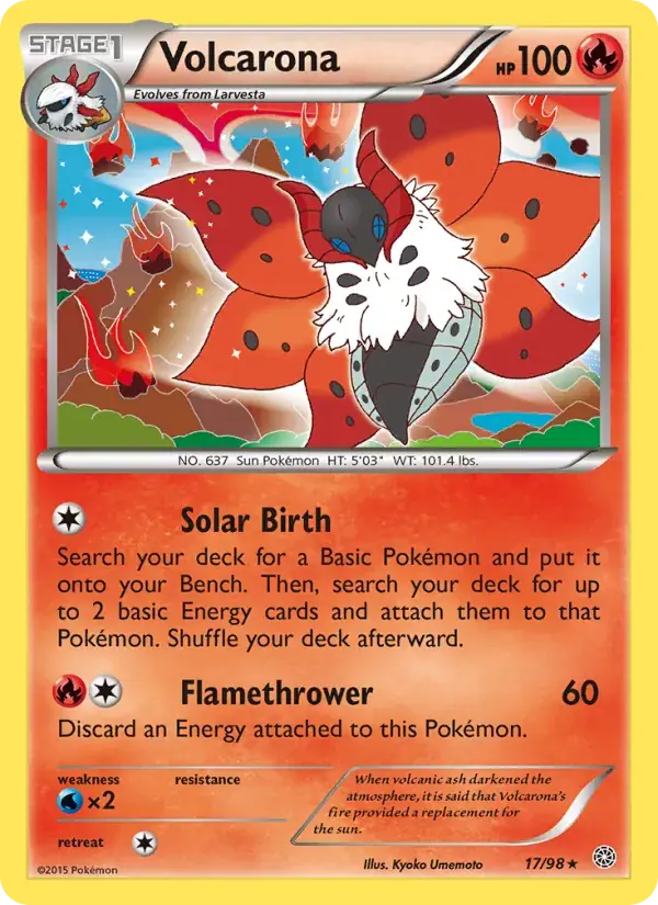 Volcarona - 17/101 - Ancient Origins