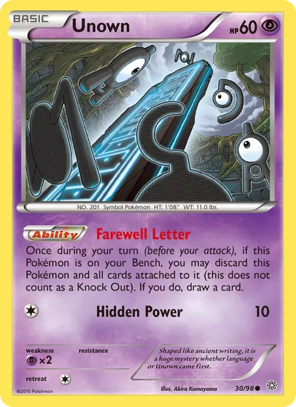 Unown - 30/101 - Ancient Origins