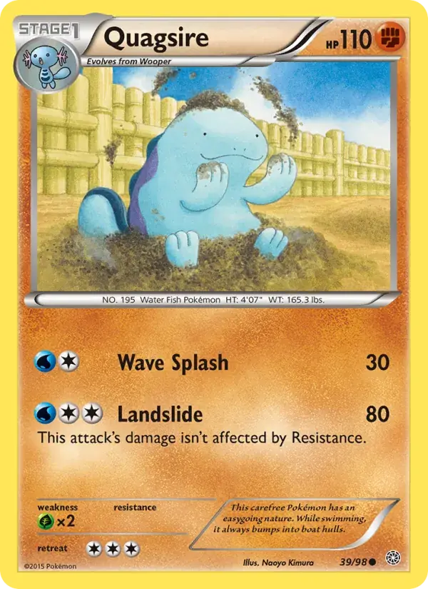 Quagsire - 39/101 - Ancient Origins