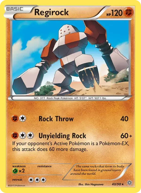 Regirock - 40/101 - Ancient Origins
