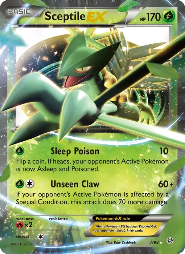 Sceptile EX - 7/101 - Ancient Origins
