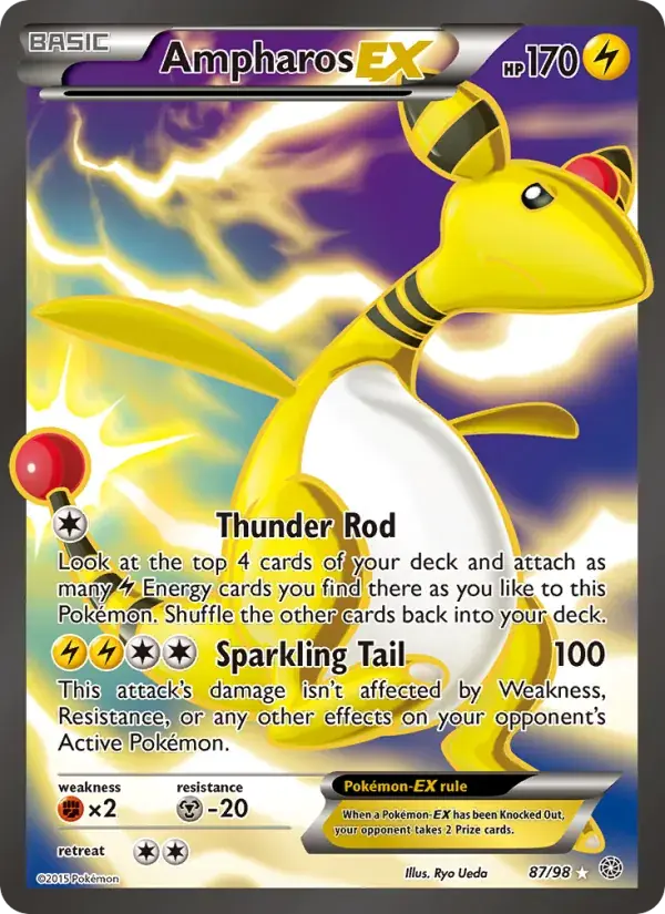 Ampharos EX - 87/101 - Ancient Origins