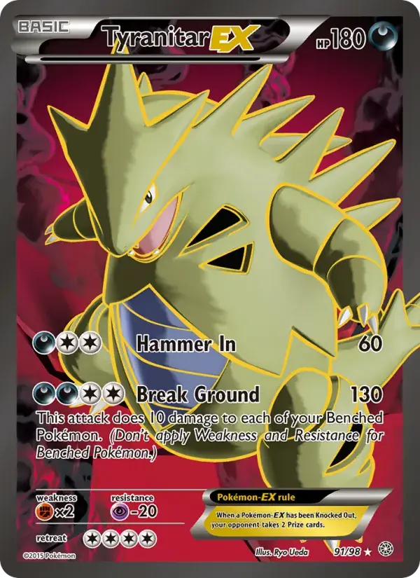 Tyranitar EX - 91/101 - Ancient Origins