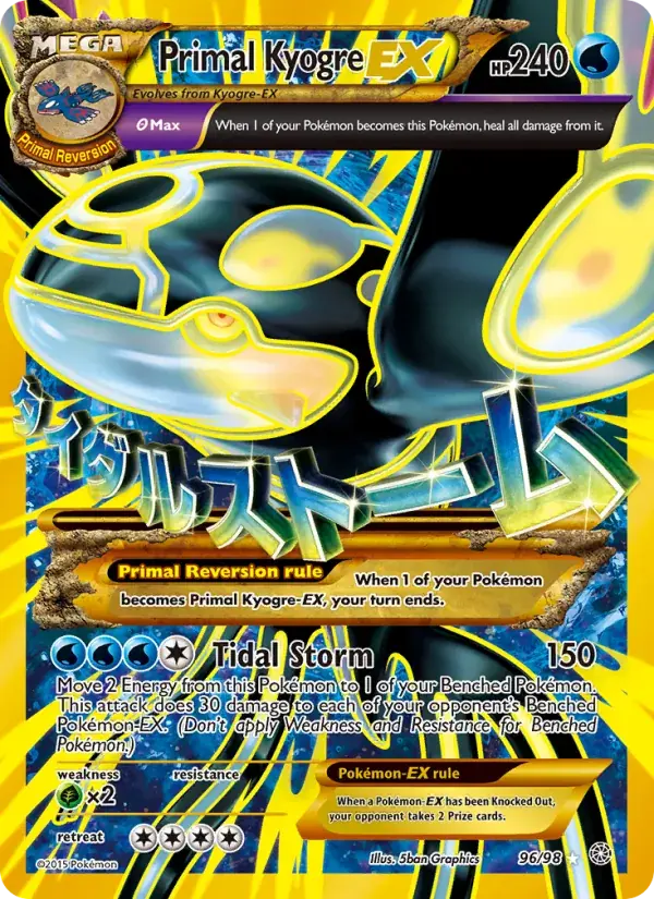 Primal Kyogre EX - 96/101 - Ancient Origins