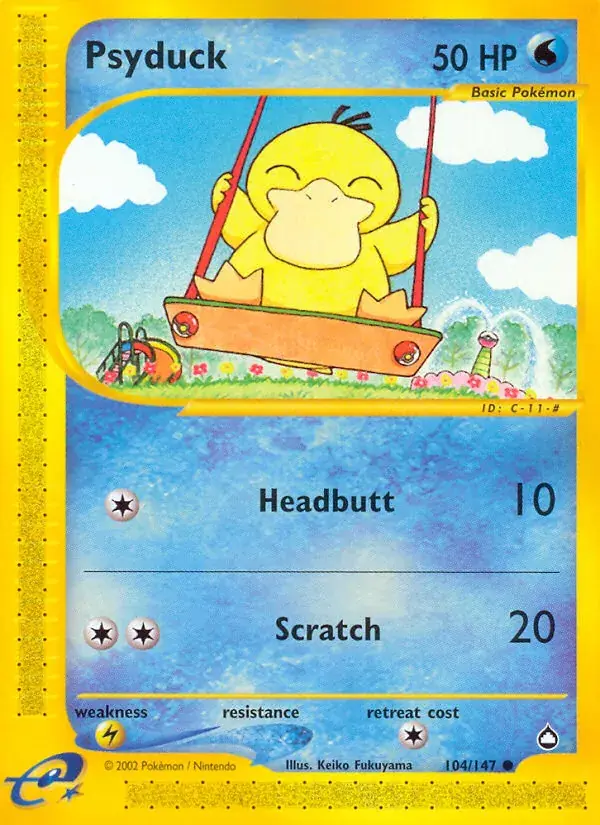 Psyduck - 104/186 - Aquapolis