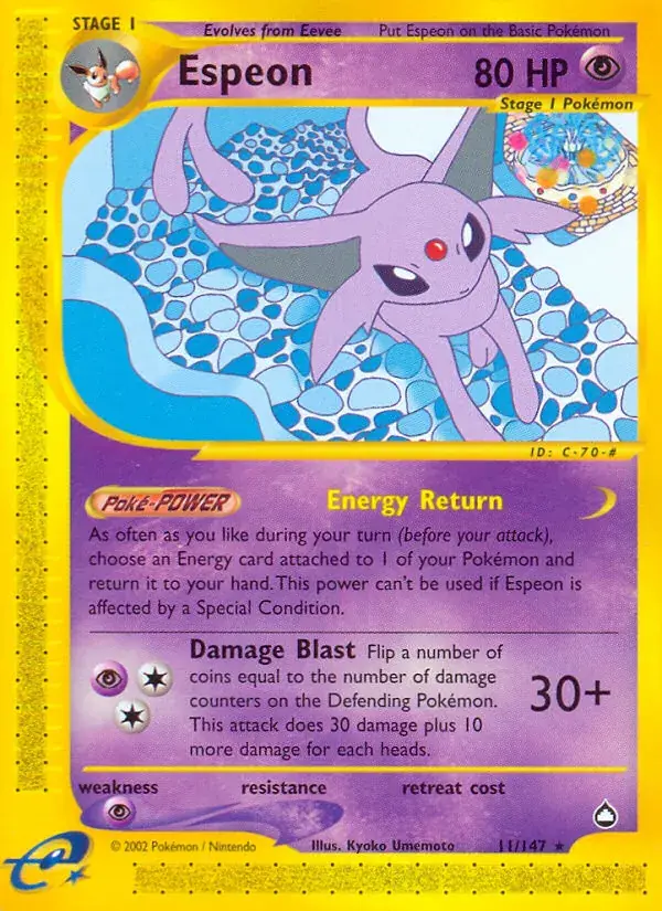 Espeon - 11/186 - Aquapolis