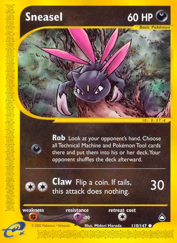 Sneasel - 110/186 - Aquapolis