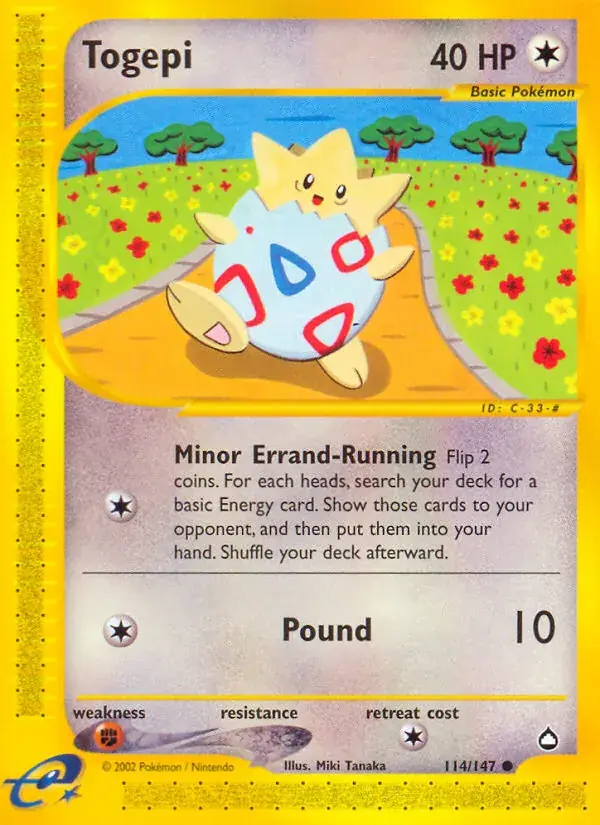Togepi - 114/186 - Aquapolis
