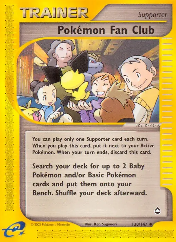 Pokémon Fan Club - 130/186 - Aquapolis