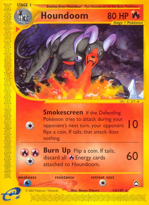 Houndoom - 14/186 - Aquapolis