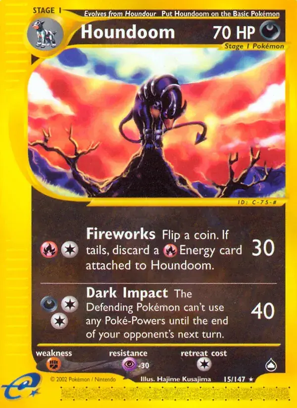 Houndoom - 15/186 - Aquapolis