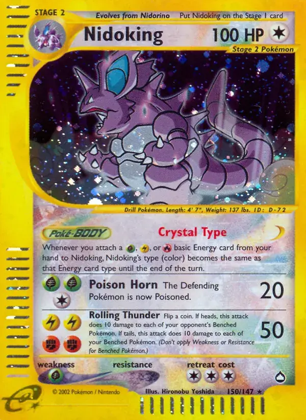 Nidoking - 150/186 - Aquapolis
