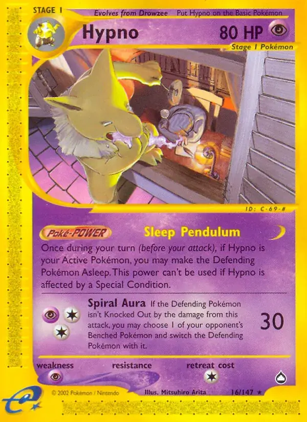 Hypno - 16/186 - Aquapolis