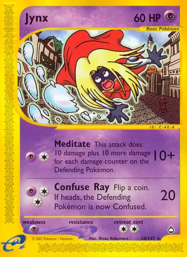 Jynx - 18/186 - Aquapolis