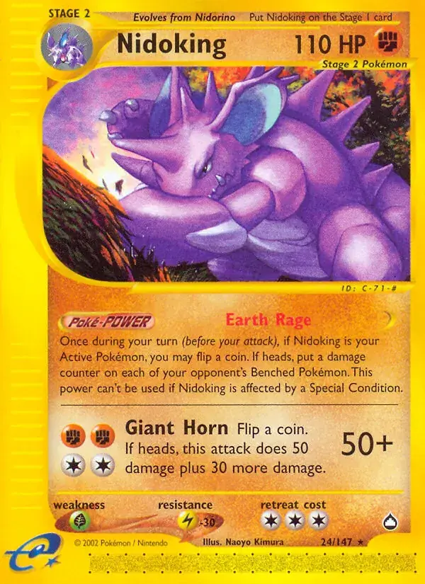 Nidoking - 24/186 - Aquapolis
