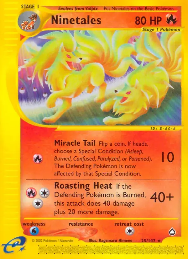 Ninetales - 25/186 - Aquapolis