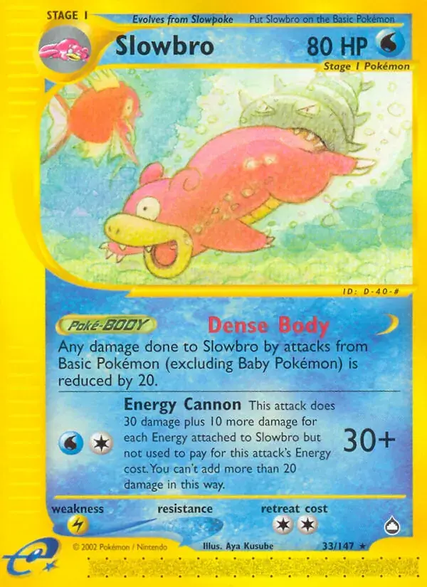 Slowbro - 33/186 - Aquapolis