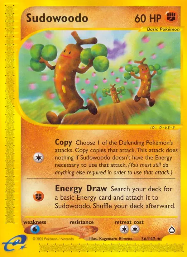 Sudowoodo - 36/186 - Aquapolis