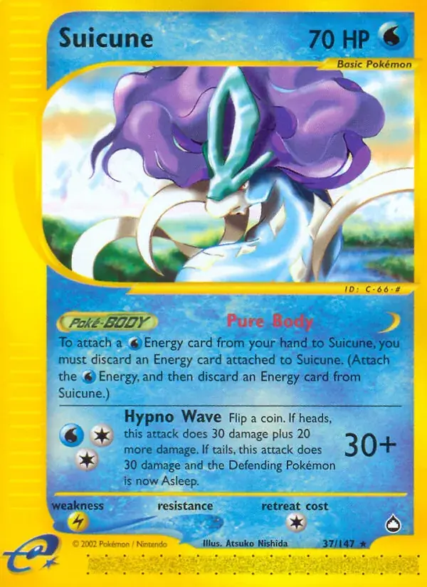 Suicune - 37/186 - Aquapolis