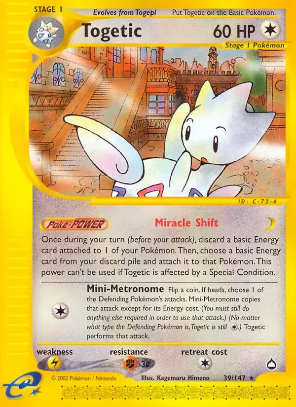 Togetic - 39/186 - Aquapolis