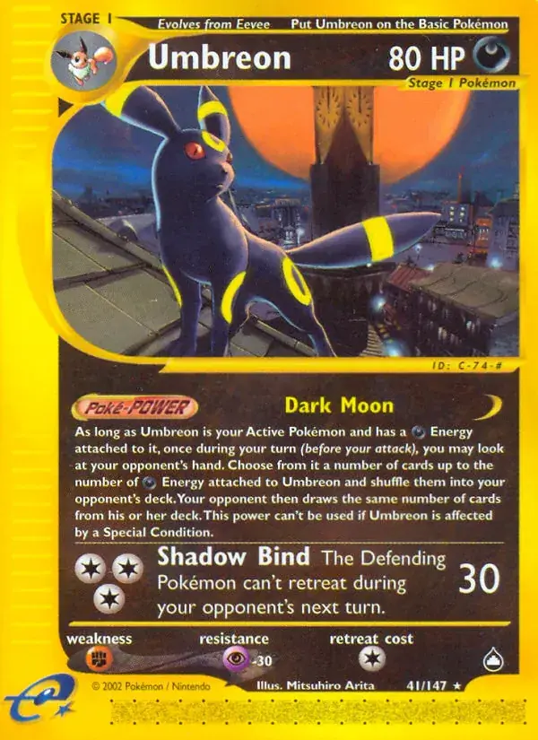 Umbreon - 41/186 - Aquapolis