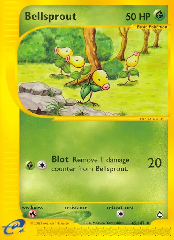 Bellsprout - 45/186 - Aquapolis