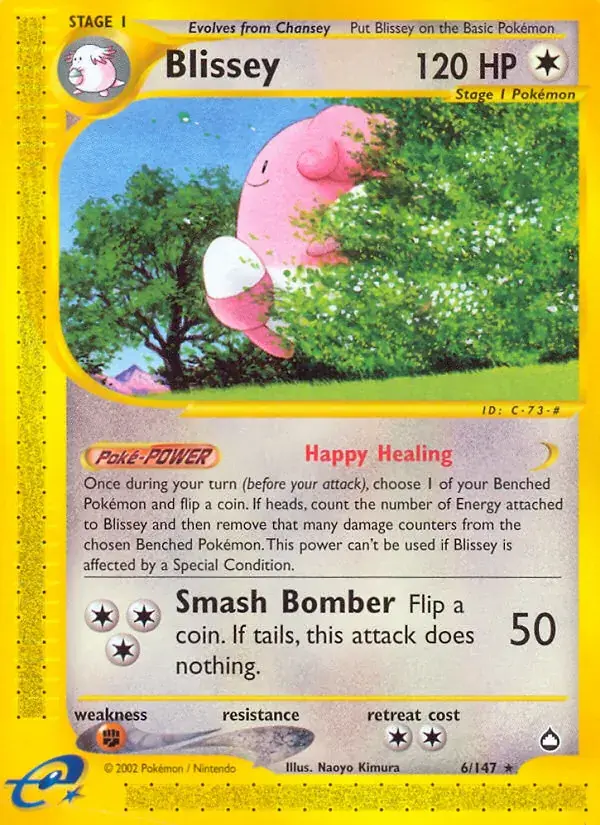 Blissey - 6/186 - Aquapolis