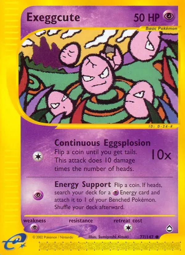 Exeggcute - 77/186 - Aquapolis