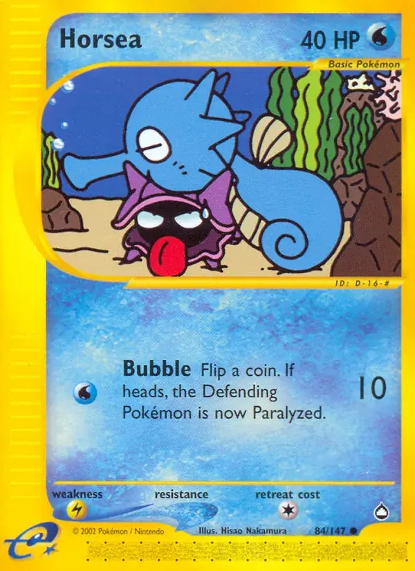 Horsea - 84/186 - Aquapolis