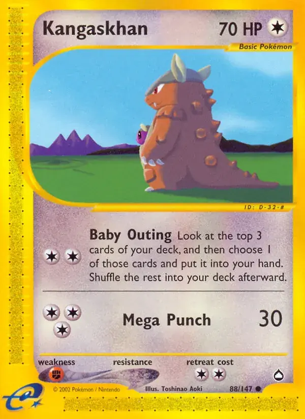 Kangaskhan - 88/186 - Aquapolis