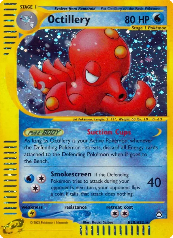 Octillery - H20/186 - Aquapolis