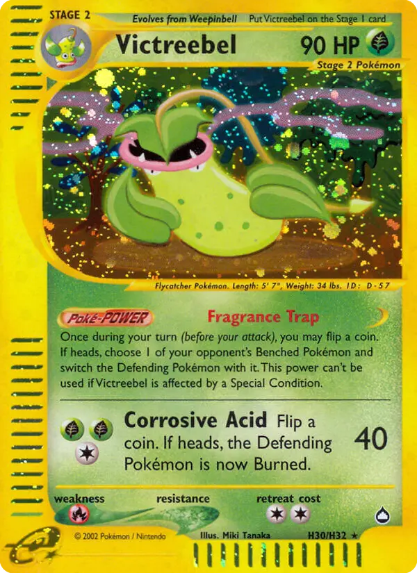 Victreebel - H30/186 - Aquapolis