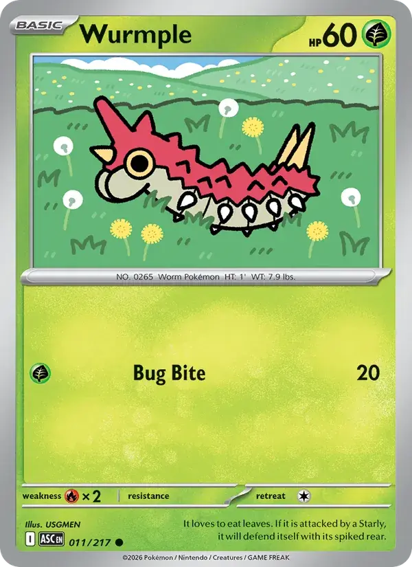 Wurmple - 011/295 - Ascended Heroes