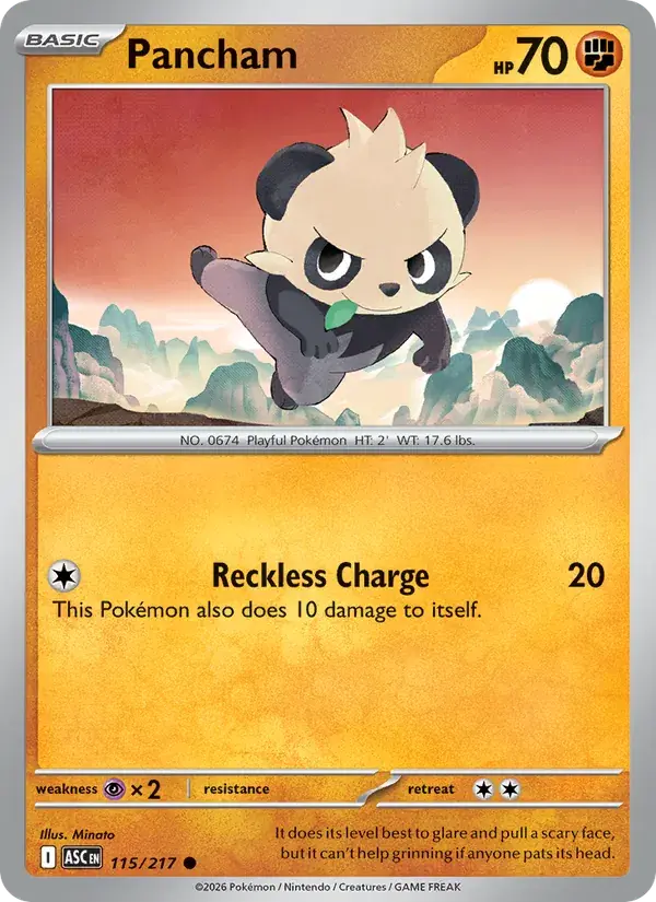 Pancham - 115/295 - Ascended Heroes