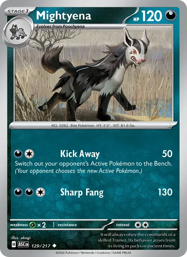 Mightyena - 129/295 - Ascended Heroes